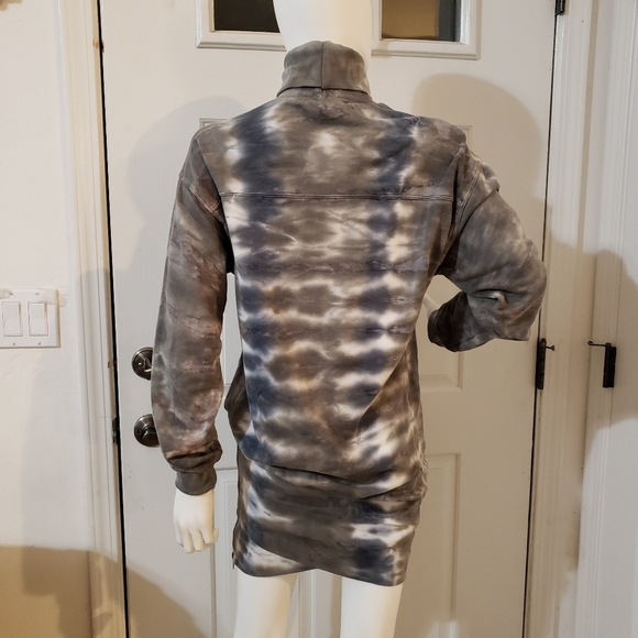 Young Fabulous & Broke Asymmetrical Tie Dye Sweatshirt Dress - Picture 5 of 9